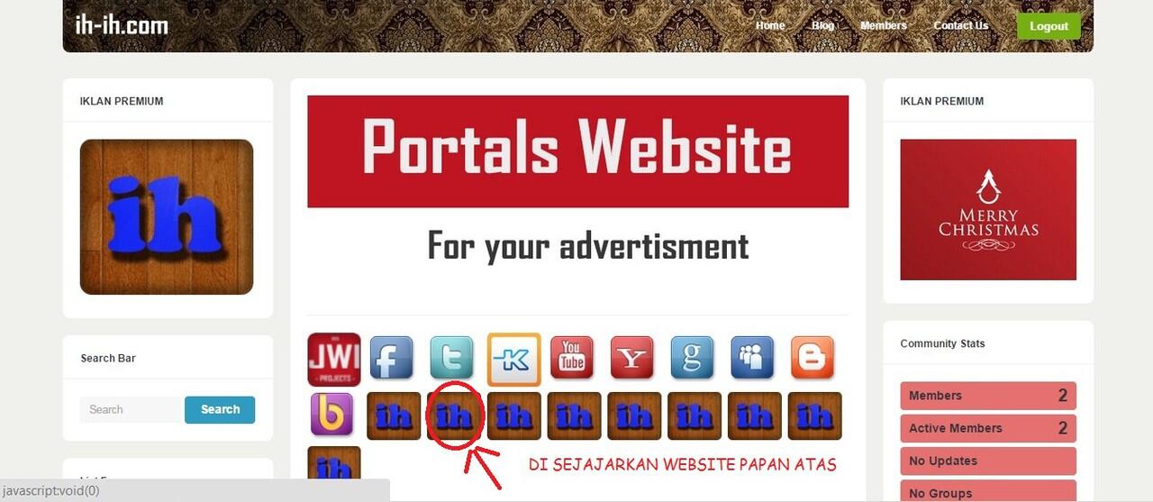 ANE BANTUIN PROMOSI WEBSITE ENTE GRATIS