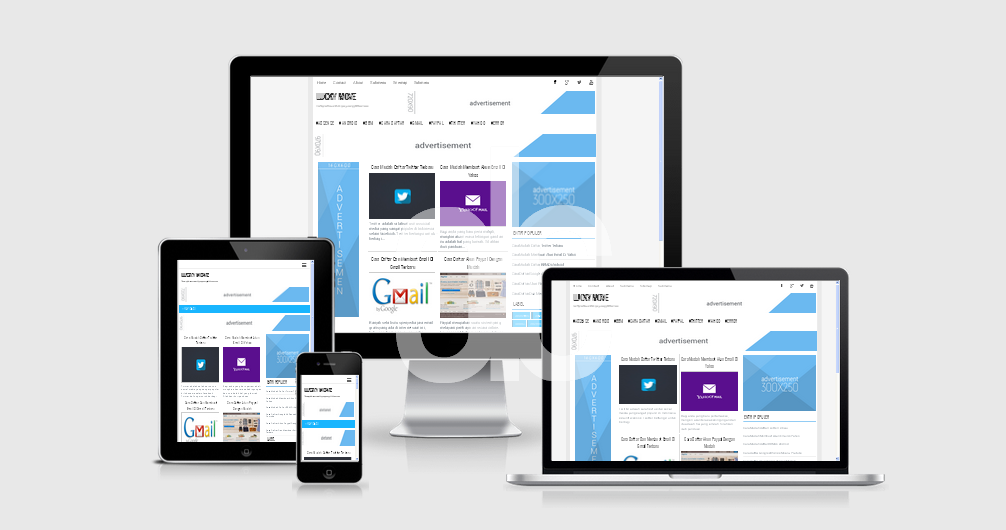 Luckymove Responsive Blogger Template, Paling Pas Untuk Adsense