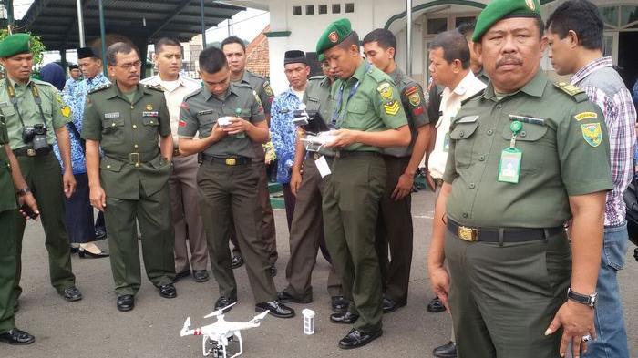 Pesawat UAV Abadikan Hari Juang Kartika di Kodam II Sriwijaya