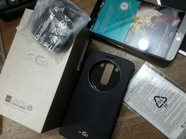 LG G3 16GB Titan Grey LIKE NEW Garansi panjang