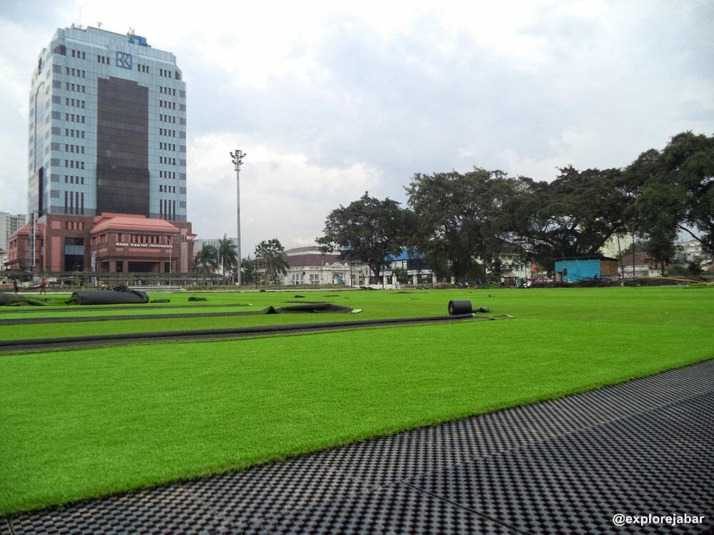 Ini Dia Progress Alun-Alun Kota Bandung Yang Akan Dibuat WOW