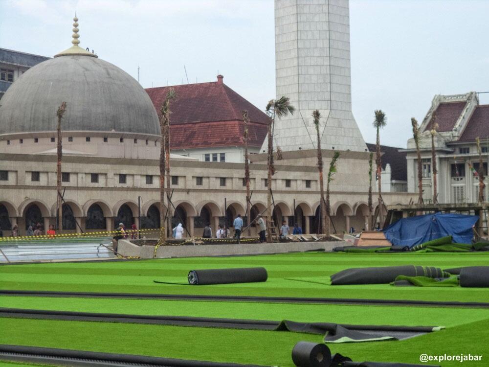 Ini Dia Progress Alun-Alun Kota Bandung Yang Akan Dibuat WOW