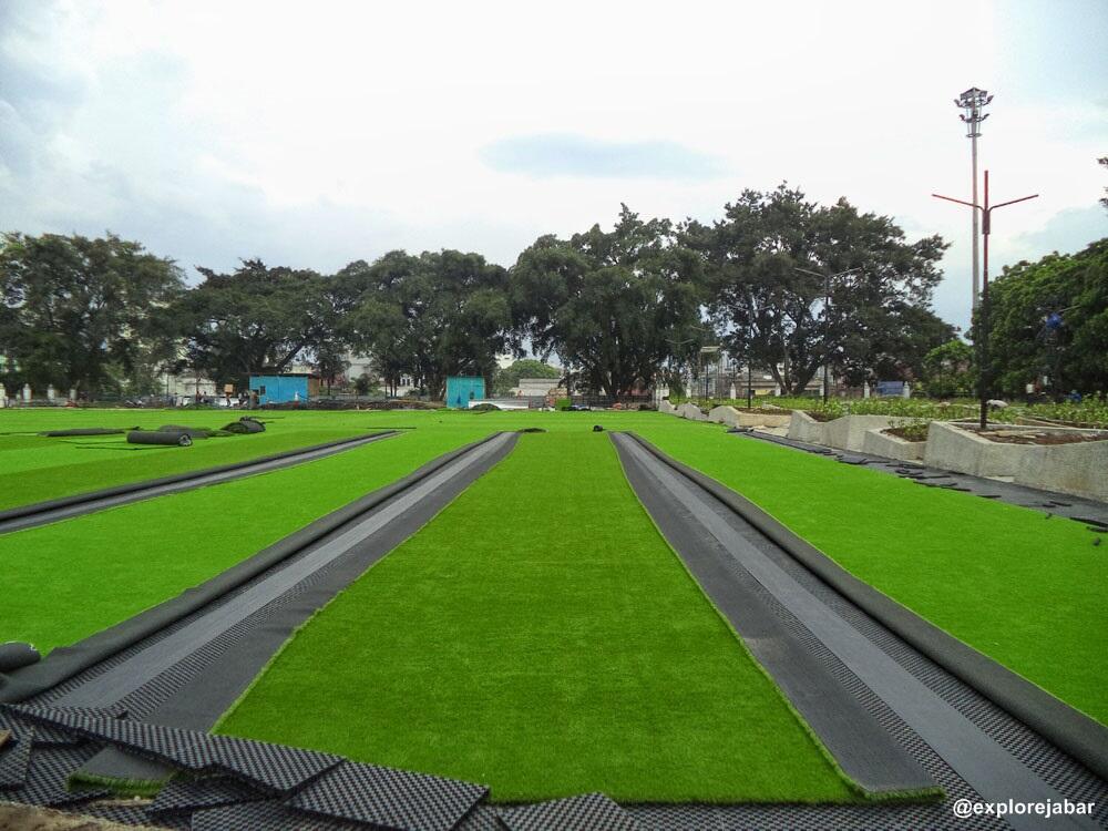 Ini Dia Progress Alun-Alun Kota Bandung Yang Akan Dibuat WOW