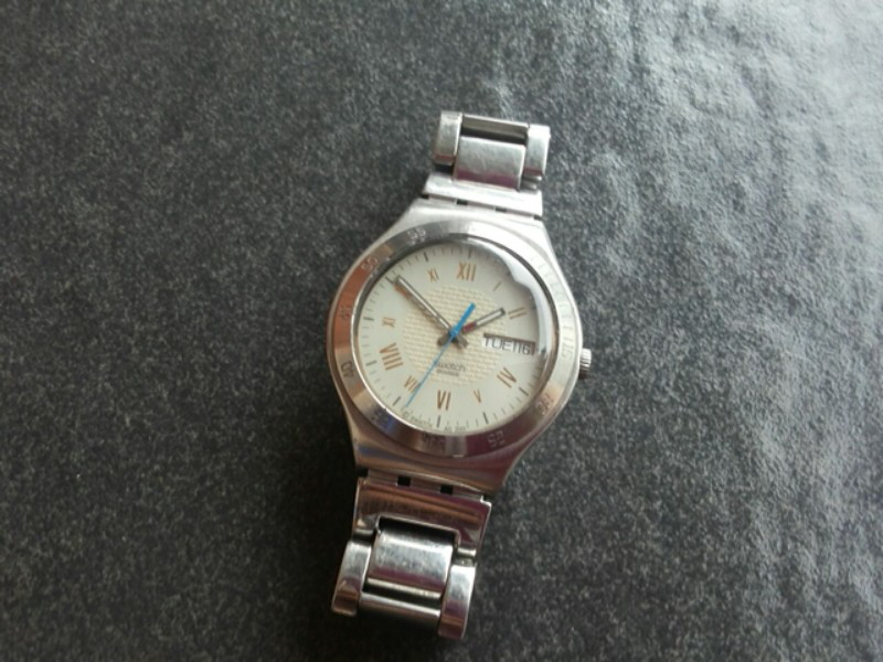 Terjual SWATCH Irony Big Stainless Steel Watch AG 2001 