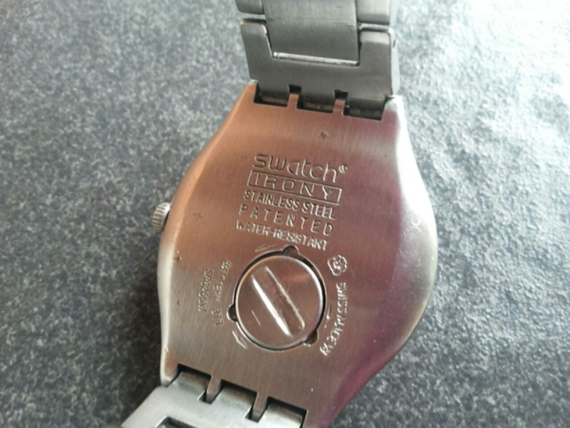 Terjual SWATCH Irony Big Stainless Steel Watch AG 2001 