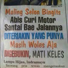 Kumpulan headline koran paling gokil !!! (BB 17++)