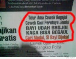 Kumpulan headline koran paling gokil !!! (BB 17++)