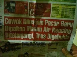 Kumpulan headline koran paling gokil !!! (BB 17++)