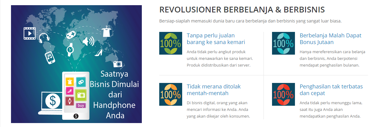 New Business Concept - Bonus Kupon Belanja 1 juta Untuk Member Baru