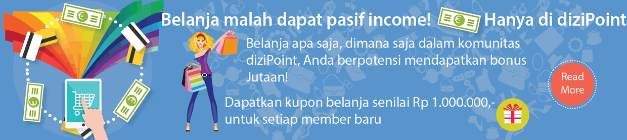 New Business Concept - Bonus Kupon Belanja 1 juta Untuk Member Baru