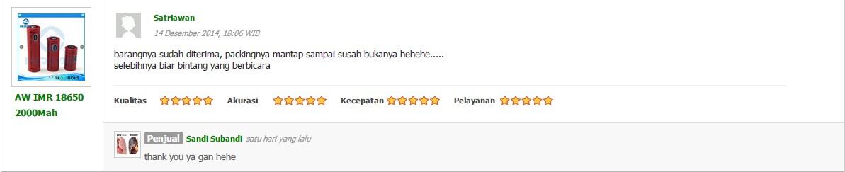 TESTIMONIAL USER ID SANDIXXX