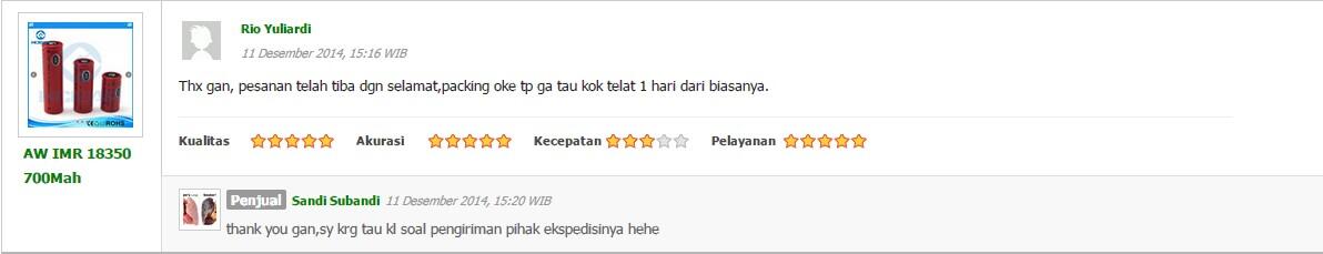 TESTIMONIAL USER ID SANDIXXX