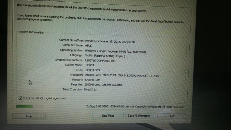 ASUS Intel Core i5 Ram 4 Gb HDD 500 GB Touchscreen