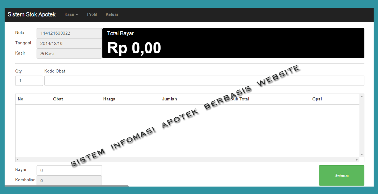 JASA PEMBUATAN APLIKASI SISTEM INFORMASI INSTANSI / PERORANGAN HP:085-743-391-603/085