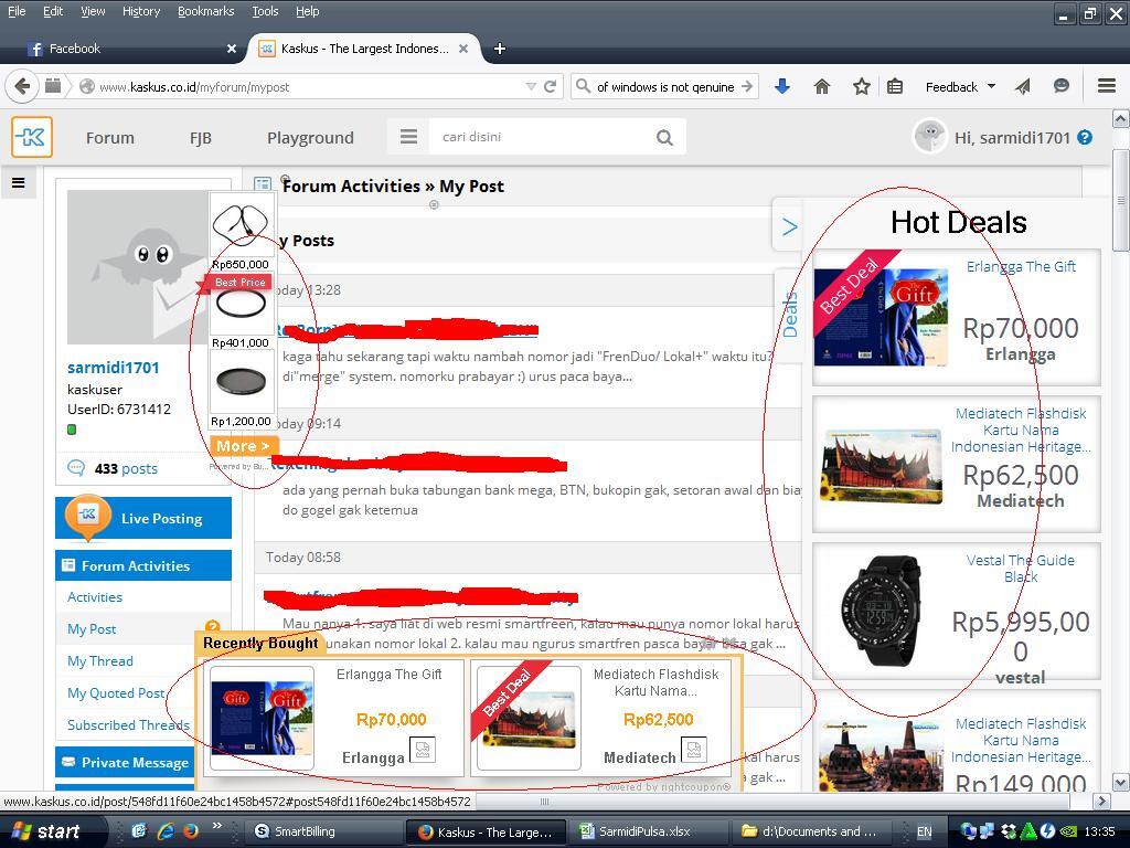 yang merasa terganggu dengan iklan tamplian deskop kaskus masuk !!!!!!!!!