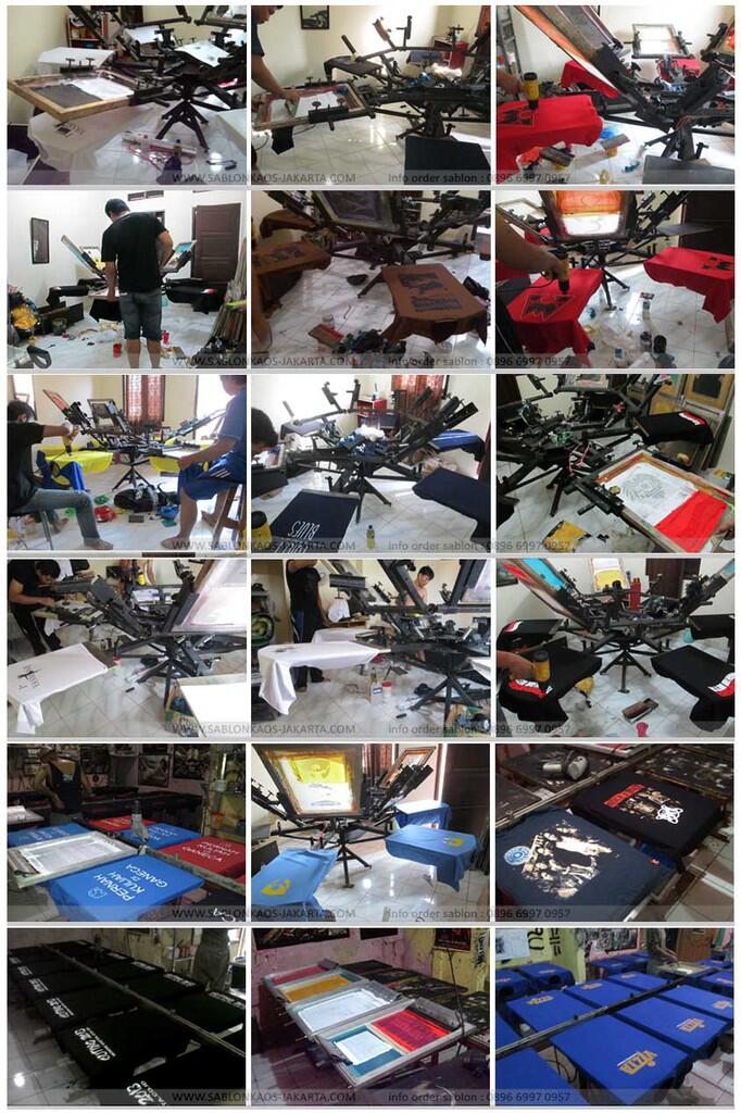 UKM Vendor Sablon Kaos Manual Jakarta | Full Order Kaos + Sablon