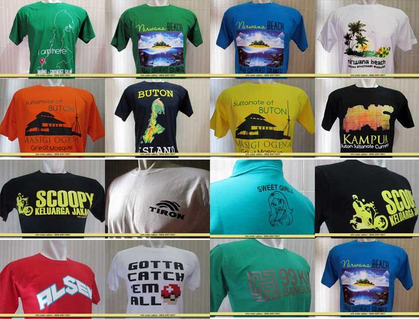 UKM Vendor Sablon Kaos Manual Jakarta | Full Order Kaos + Sablon