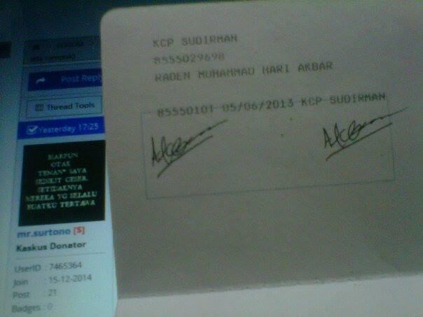HOT!! BO KMG-INDO 1:3 flat OWNER kasih identitas diri (gak akal ada rampok)