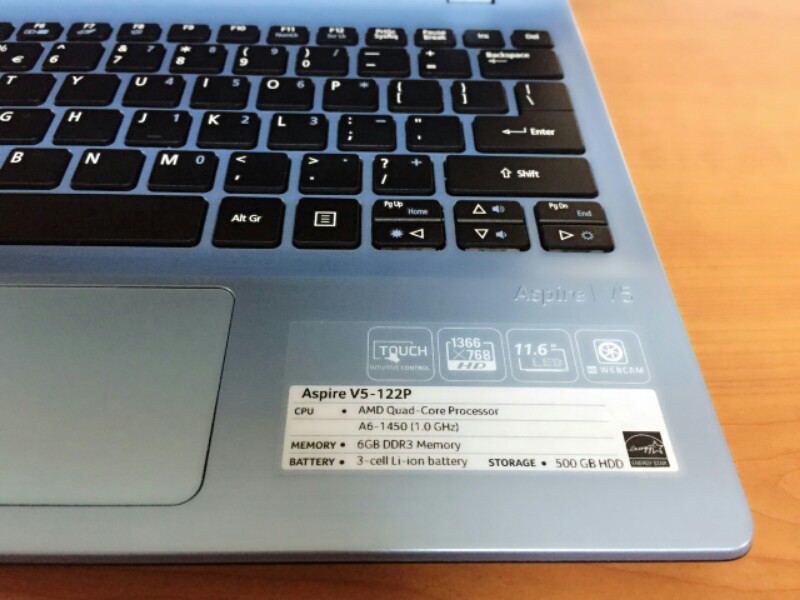 dijual Acer aspire V5 touchscreen