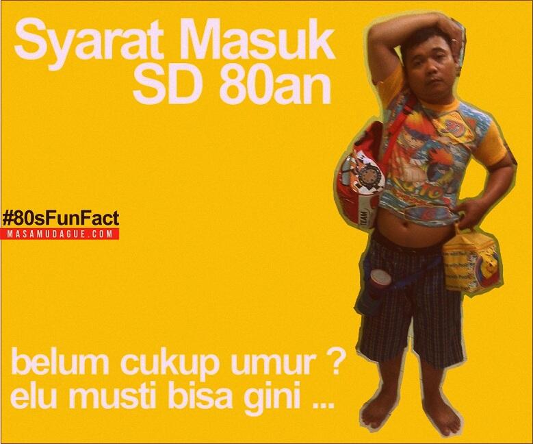 &#91;KOCAK GILA&#93; Masuk SD Bayar Jutaan, Dulu Cukup Bisa Gini Elu udah bisa masuk.. 
