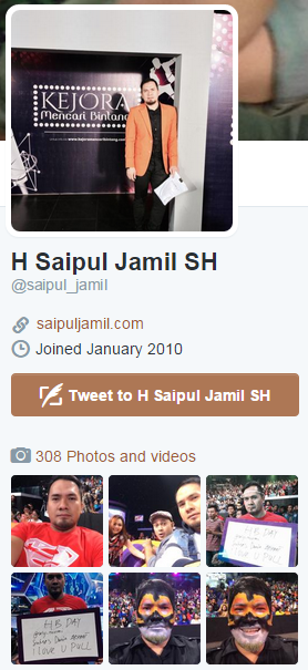 Foto-Foto Selfie Saipul Jamil yang lagi Hits