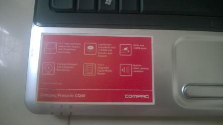 Jual Compaq Presario CQ40