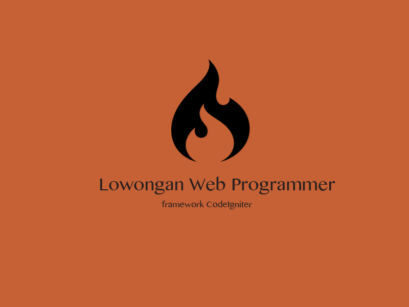 Lowongan Web Programer PHP CodeIgniter - Jogja - Yogyakarta 