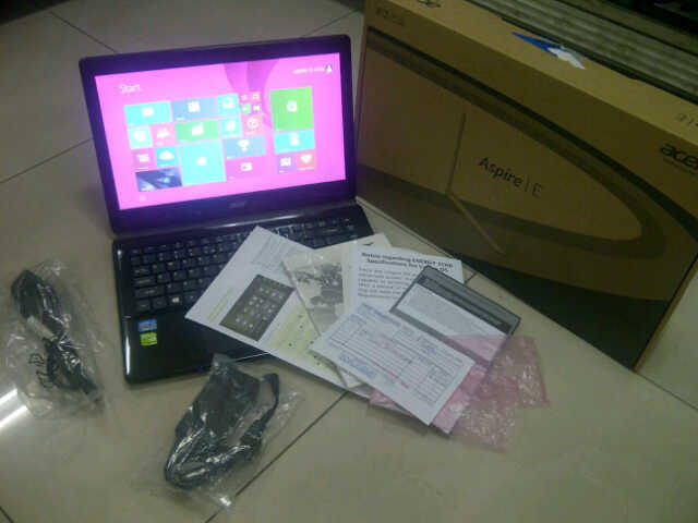 LAPTOP ACER E1-470G core I3-vga Nvidia Geforce 2gb-(GAMING / GRAPICH)-Grns s/d 092015
