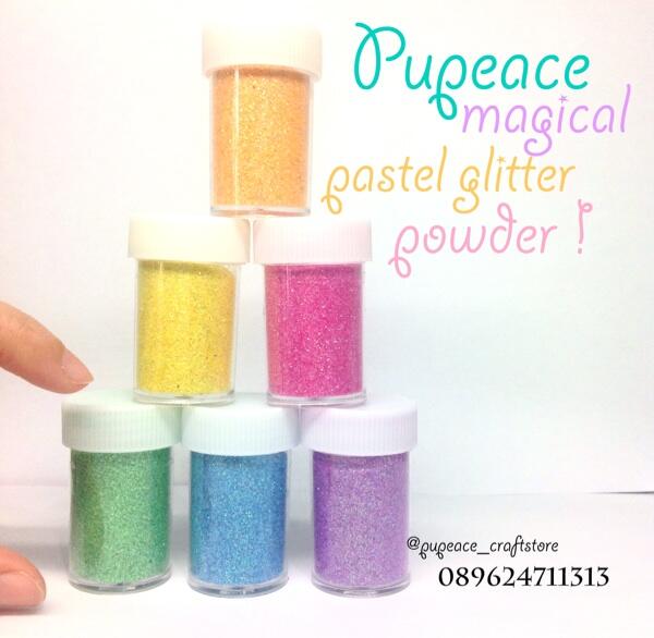 Terjual wts jual glitter bubuk aneka  jenis  dan warna  