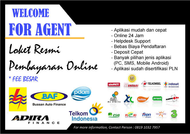 WELCOME AGENT | SUB AGENT | LOKET ONLINE PPOB PLN NASIONAL