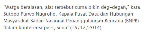 Agan kecewa nggak jika sudah telanjur mengungsi terus tidak jadi bencana