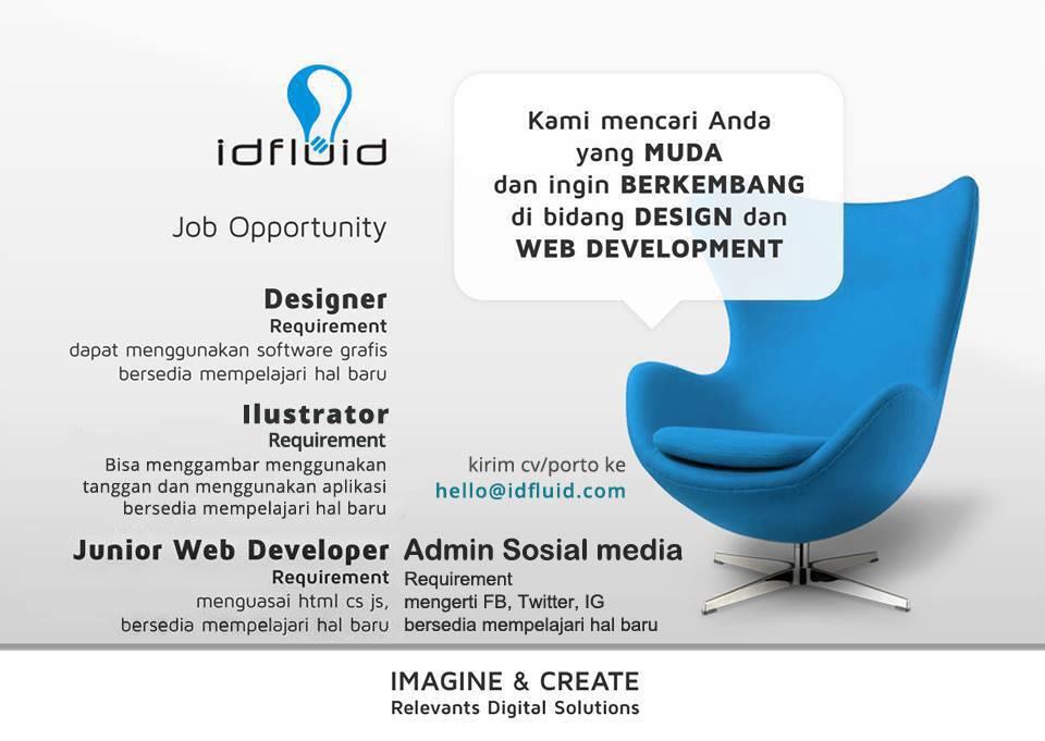 Loker Bubat Bandung &#91; Designer, Junior Web Developer, Admin Sosial Media &#93;