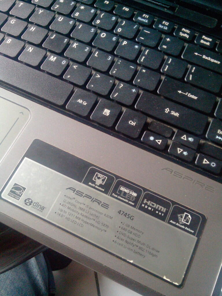 Laptop Acer Aspire 4745g Core I5 gamers