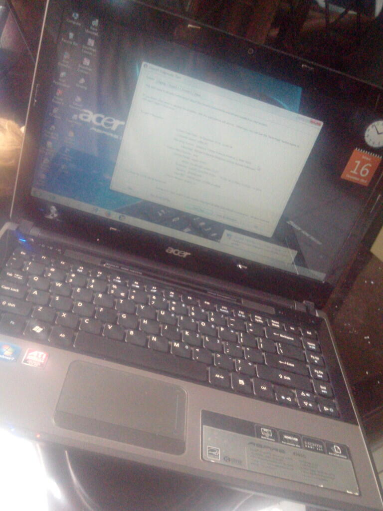 Laptop Acer Aspire 4745g Core I5 gamers
