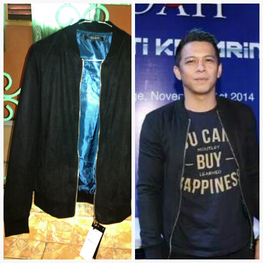 jaket hitam ariel noah no greenlight brand ternama