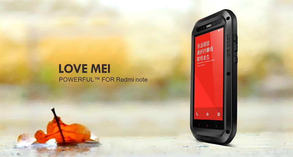 Alumunium metal bumper lovemeii lunatik xiaomi redmi 1s,MI3,MI4,note case,casing