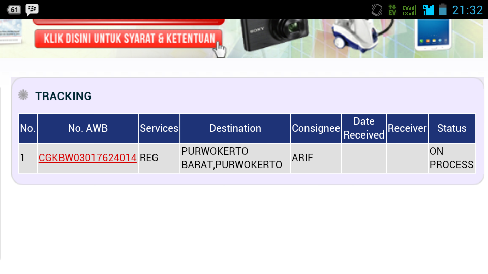 another kiriman lewat jne ga pernah nyampe