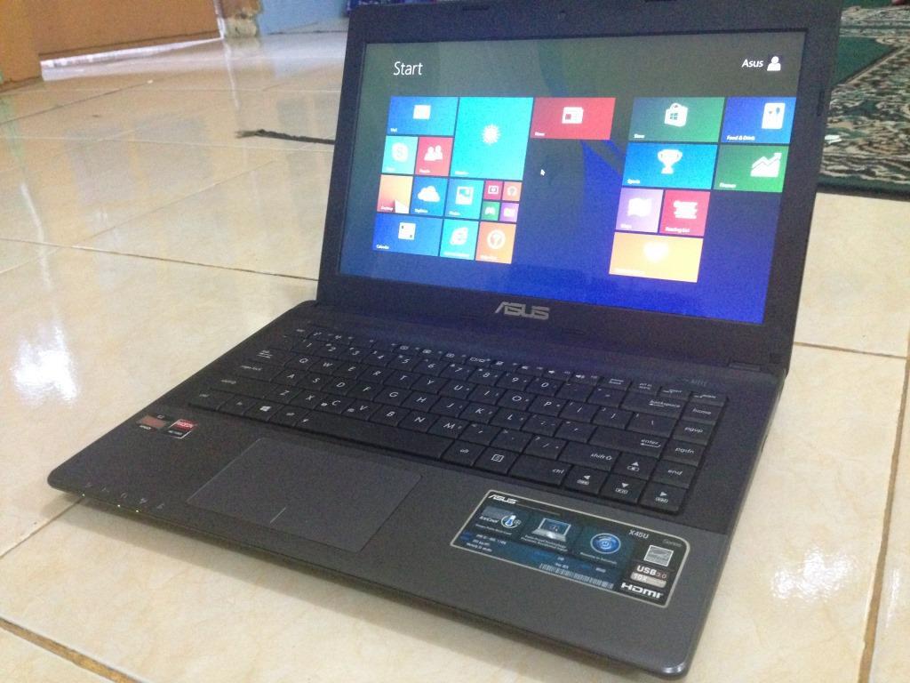 LAPTOP ASUS X45U HITAM GARANSI MANTABS MULUS