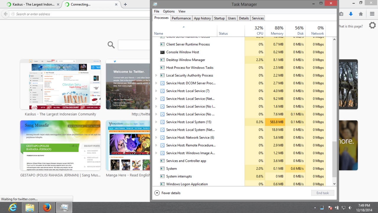 &#91;ASK&#93;kenapa laptop ane berat pas connect ke internet.