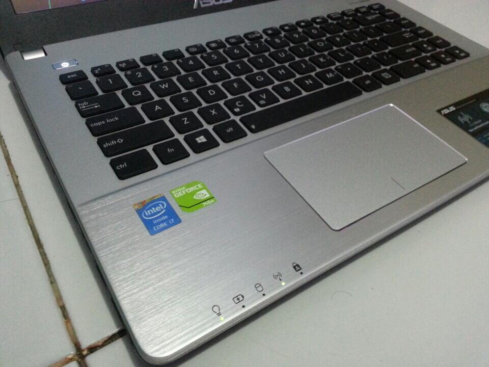 Super Gaming Asus X450JF Core i7 Haswell Hardisk 1 TERA Vga Nvidia 745M Fullset