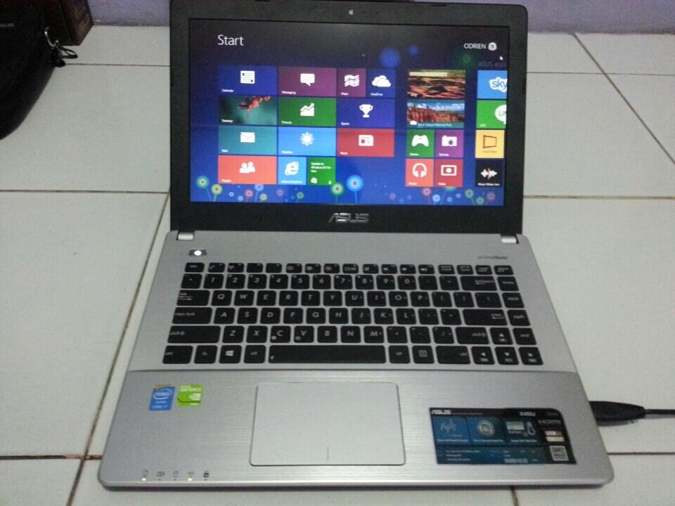 Super Gaming Asus X450JF Core i7 Haswell Hardisk 1 TERA Vga Nvidia 745M Fullset