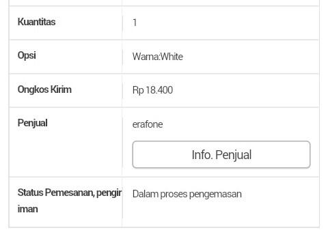 pelayanan ERAFONE di elevenia sungguh terlalu