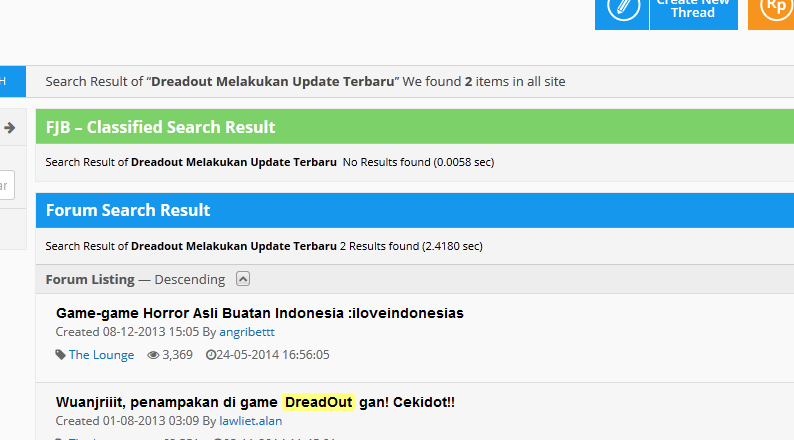 Dreadout Melakukan Update Terbaru