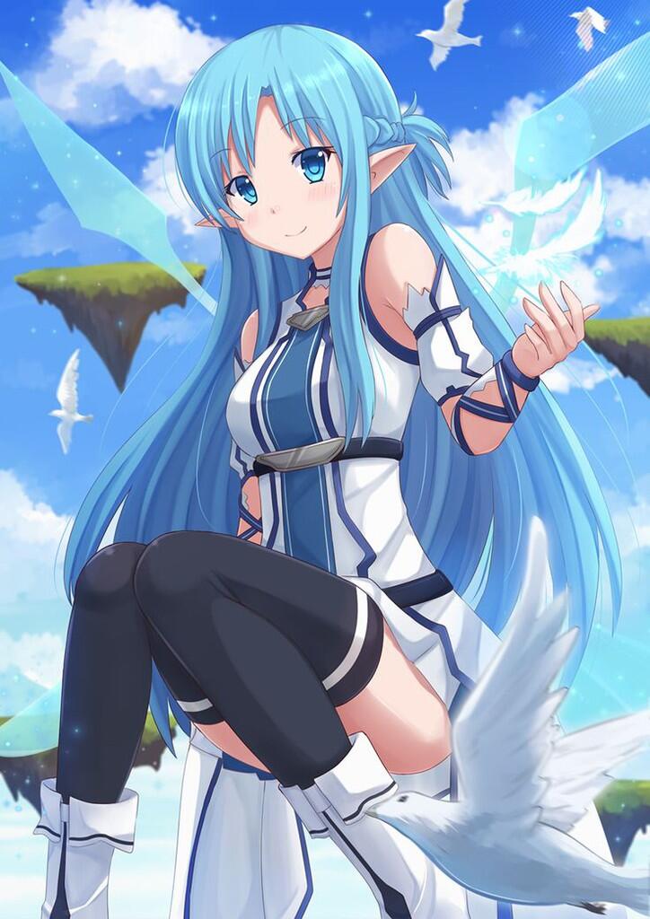 JHS-LWR-095 YUUKI ASUNA SWORD ART ONLINE II LEATHER WALLET