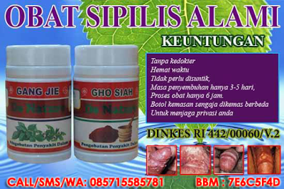 Obat sipilis/ raja singa/gonore/kencing nanah herbal manjur sembuh sampai tuntas