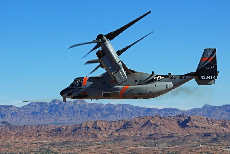 V-22 Osprey Berhasil Uji Coba Tembak Rocket
