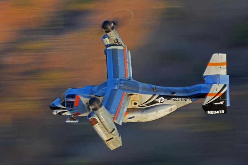 V-22 Osprey Berhasil Uji Coba Tembak Rocket