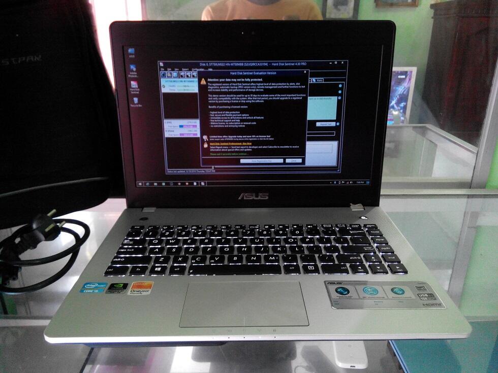 LAPTOP GAMING ASUS N46VZ CORE i5 NVIDIA 650M || SURABAYA