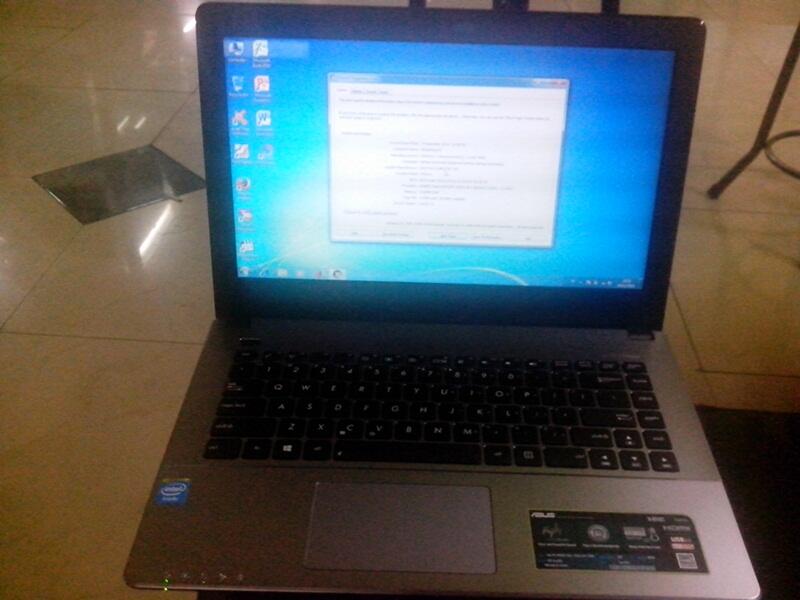 ASUS X450CA Slim Mulus masih garansi