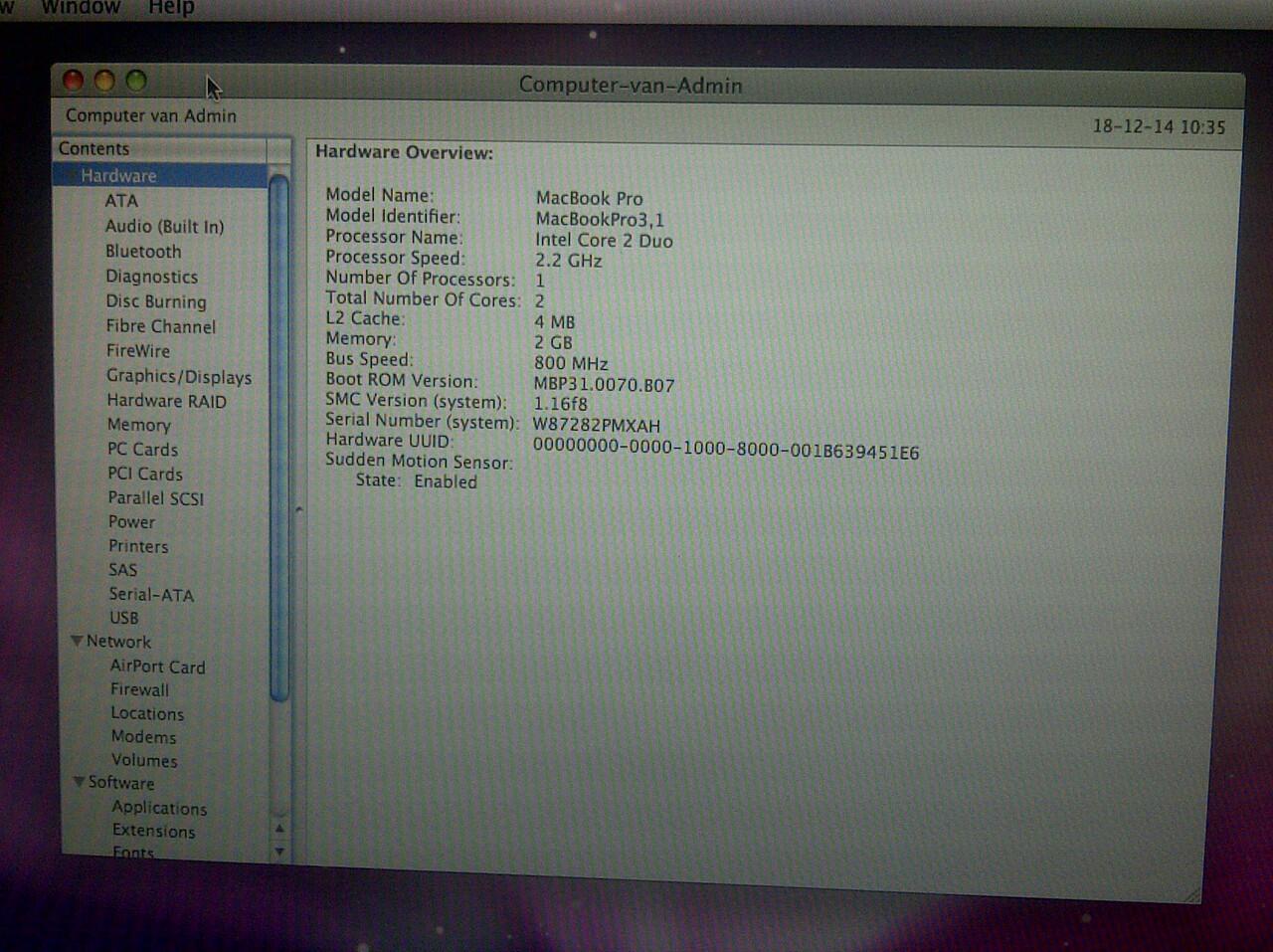 Laptop macbook pro 3.1 Surabaya Murah